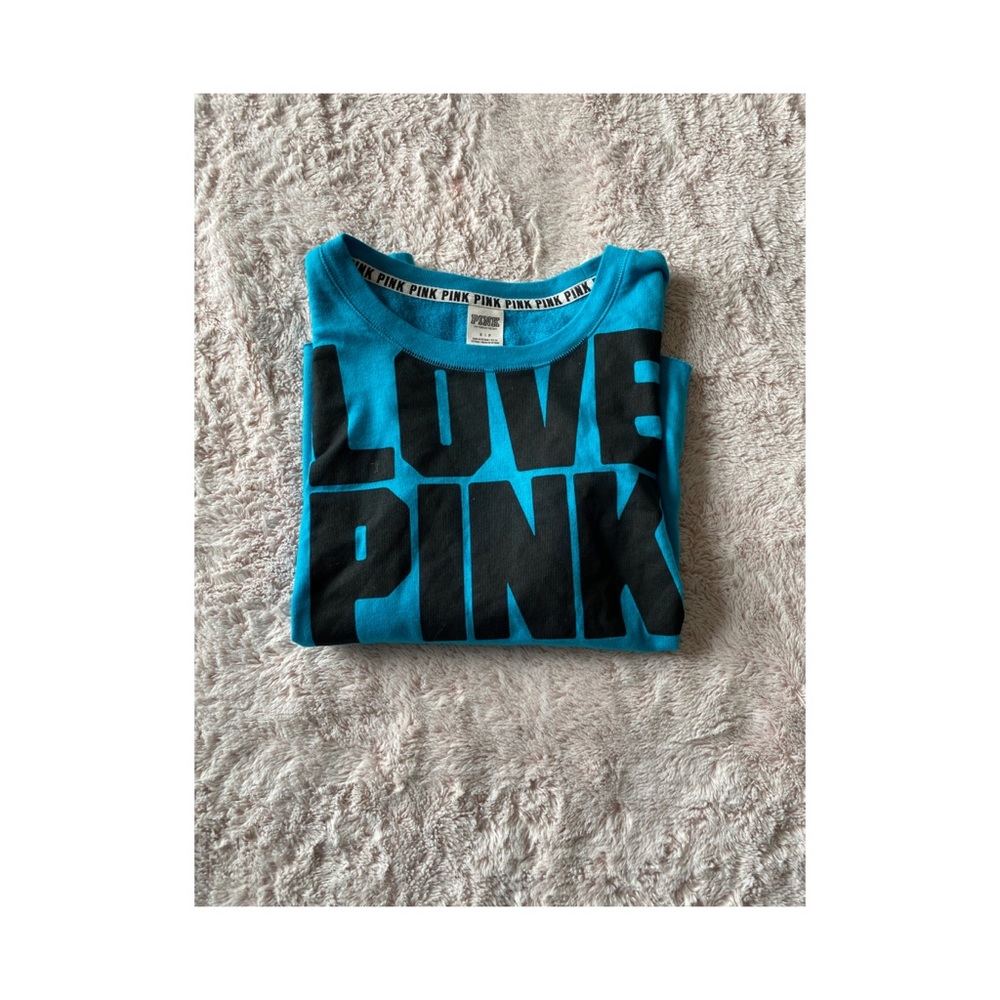 PINK: Victoria’s Secret blue sweater